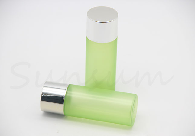 Green Color Toner Water Cosmetic Plastic Facial Care Lotion Bottle