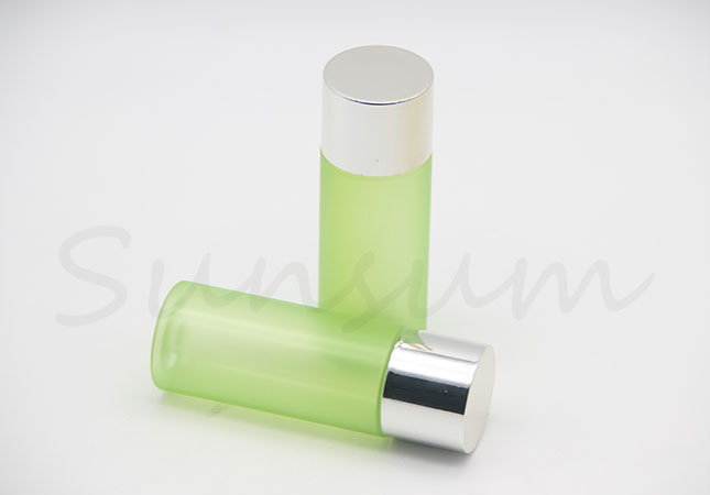 Green Color Toner Water Cosmetic Plastic Facial Care Lotion Bottle