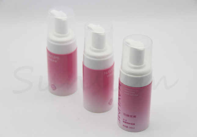 100ml Cosmetic Foam Soap Lotion Facial Cleaner Bottle