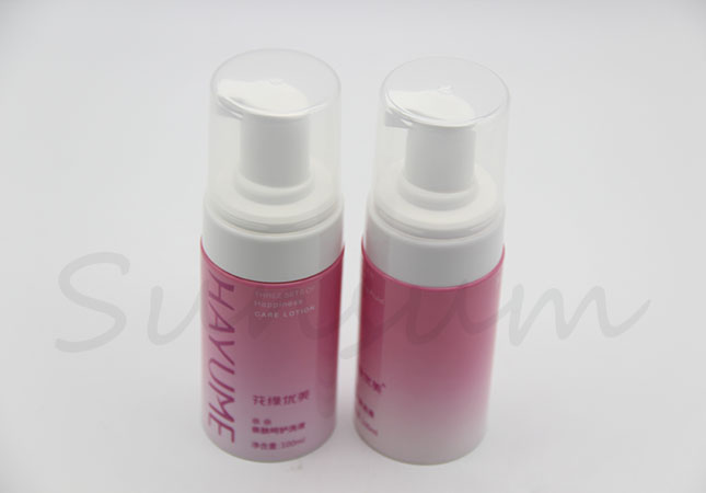 100ml Cosmetic Foam Soap Lotion Facial Cleaner Bottle