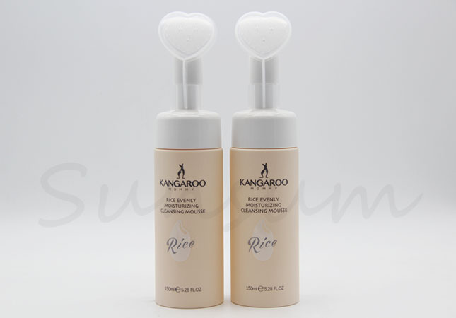 Facial Cleanser Cosmetic Foam Soap Plastic 100ml Bottle