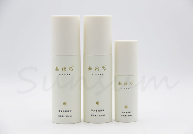 100ml 200ml Cosmetic PET Plastic Lotion Skin Care Bottle