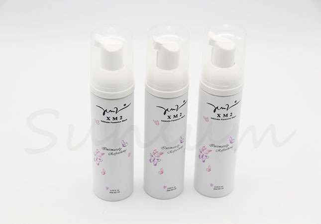 60ml Cosmetic PET Plastic Foam Soap Cleanser Bottle