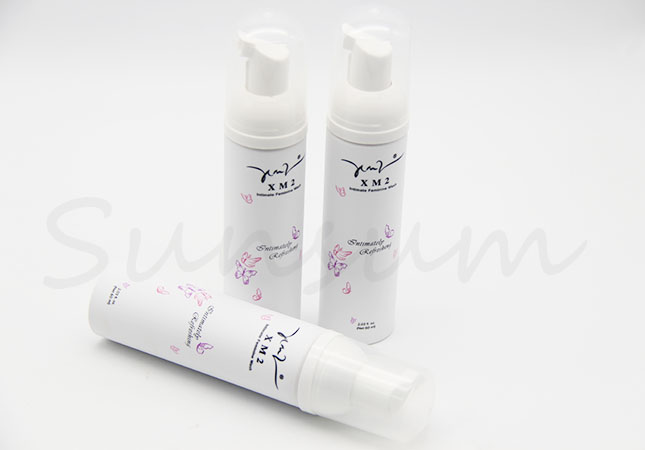 60ml Cosmetic PET Plastic Foam Soap Cleanser Bottle