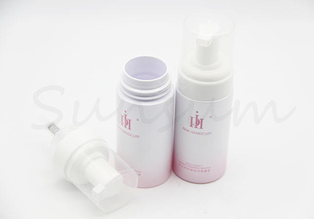100ml Soap Foam Cosmetic PET Plastic Lotion Cleanser Bottle
