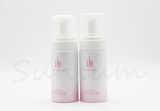 100ml Soap Foam Cosmetic PET Plastic Lotion Cleanser Bottle