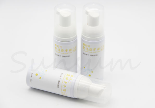 50ml Cosmetic Packaging PET Plastic Foam Soap Bottle