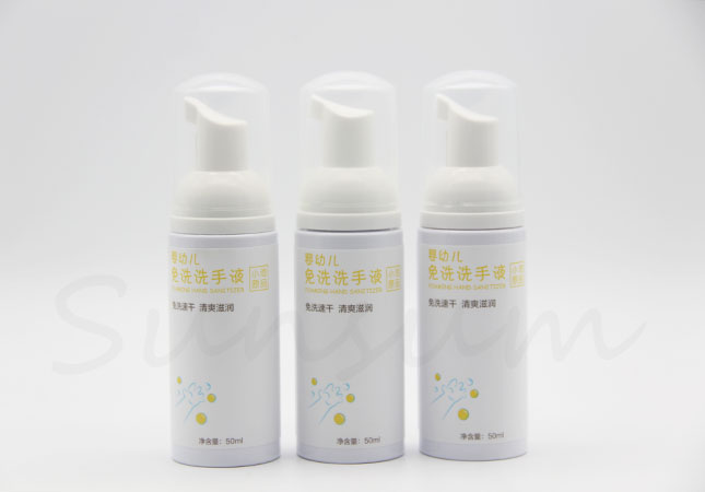 50ml Cosmetic Packaging PET Plastic Foam Soap Bottle
