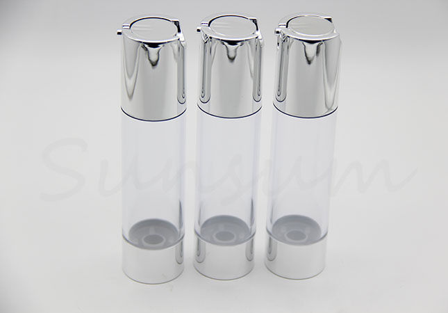 50ml Cosmetic Plastic Airless Pump Empty Vacuum Bottle