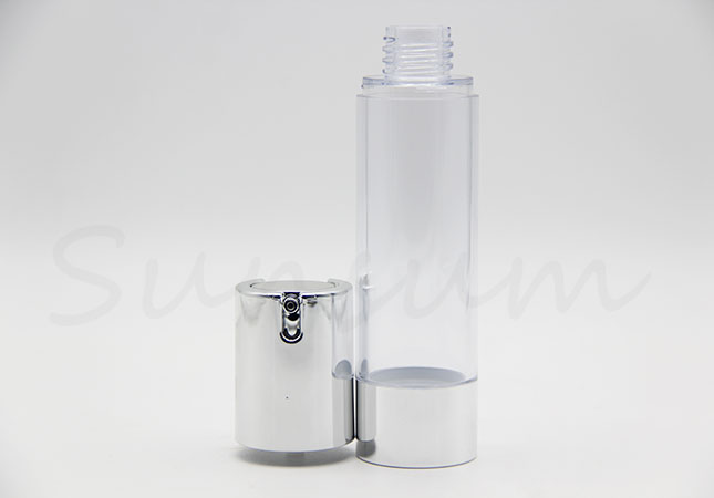 50ml Cosmetic Plastic Airless Pump Empty Vacuum Bottle
