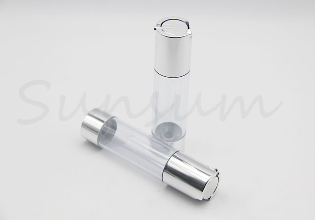 50ml Cosmetic Plastic Airless Pump Empty Vacuum Bottle