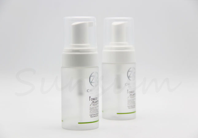 100ml Cosmetic Plastic Soap Foam Lotion Frosted Bottle