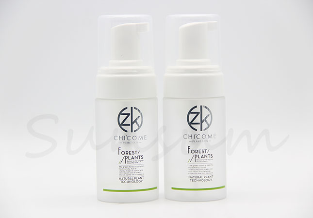 100ml Cosmetic Plastic Soap Foam Lotion Frosted Bottle