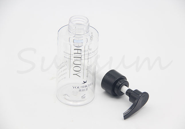 120ml Cosmetic Packaging Transparent Shampoo Hair Care Bottle