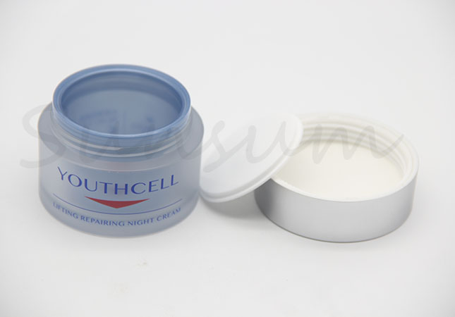 50g Double Wall Cosmetic Frosted Cream Jar