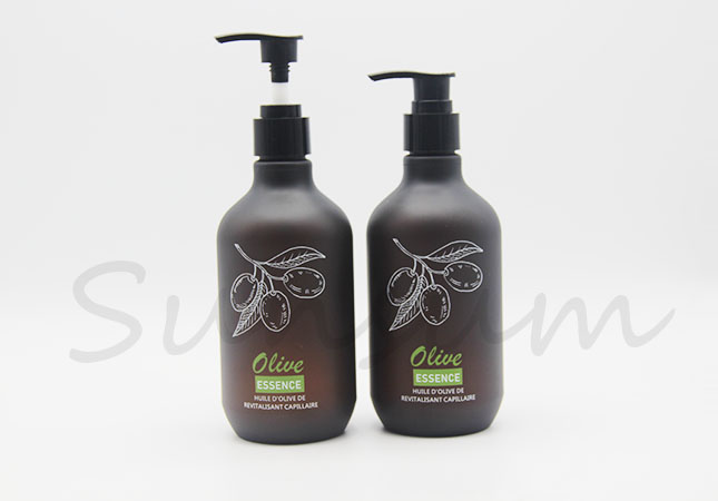 300ml Boston Shape Shampoo Shower Gel Plastic Cosmetic Bottle