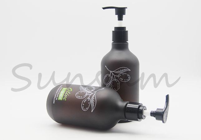 300ml Boston Shape Shampoo Shower Gel Plastic Cosmetic Bottle