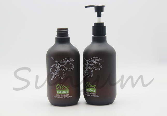 300ml Boston Shape Shampoo Shower Gel Plastic Cosmetic Bottle