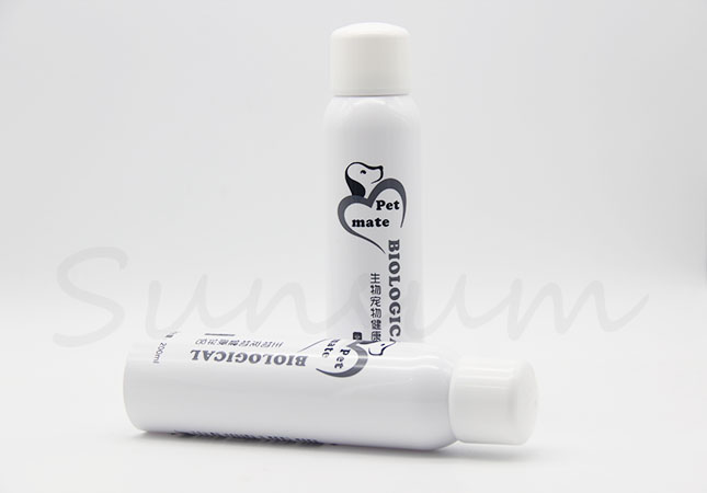 White Color Animal Care Pump Spray Cosmetic Bottle 200ml