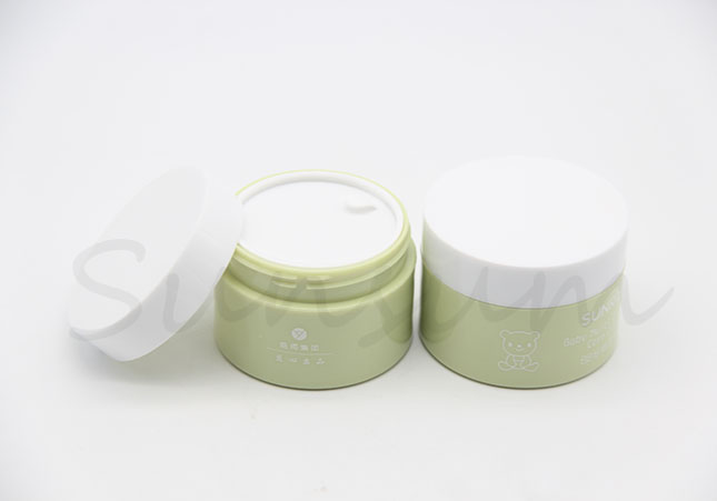 50g Cosmetic Plastic Skin Care Cream Jar
