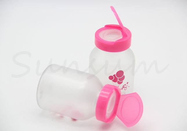 55g Cosmetic Facial Cleanser Plastic Frosted Bottle