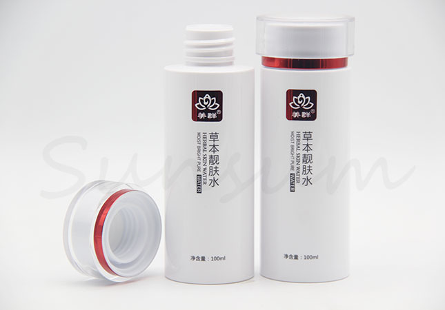 100ml Cosmetic Lotion Skin Care Toner Water Plastic Bottle