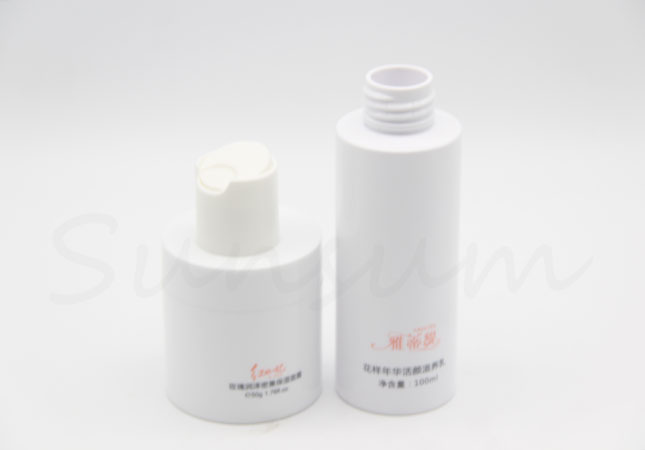 Cosmetic Set Cream Jar Packaging Liquid Toner Bottle