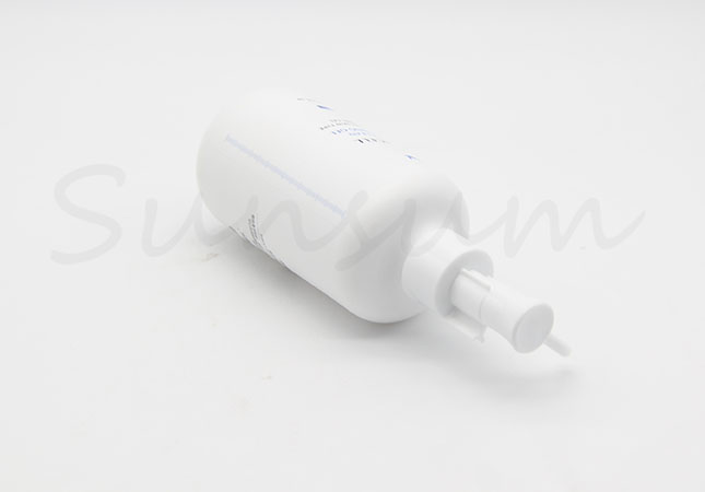 Plastic Cosmetic Lotion Pump White Cream Bottle