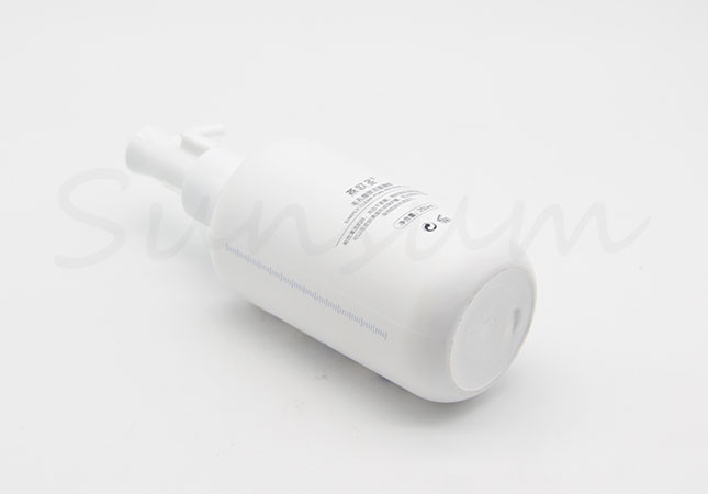 Plastic Cosmetic Lotion Pump White Cream Bottle