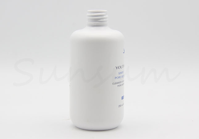 Plastic Cosmetic Lotion Pump White Cream Bottle