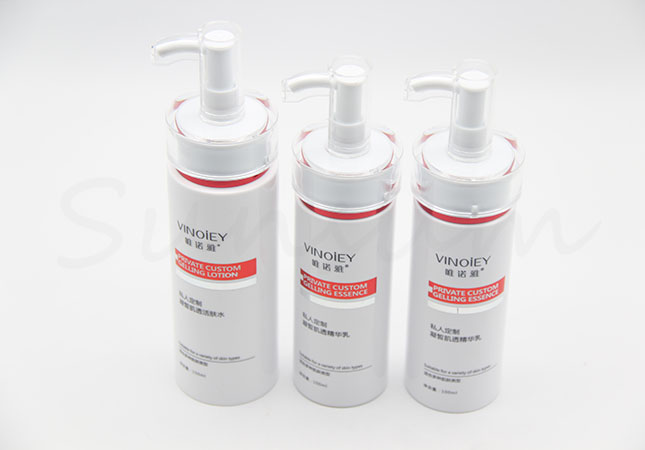 Cosmetic Lotion Skin Care Hot Stamping Plastic Bottle