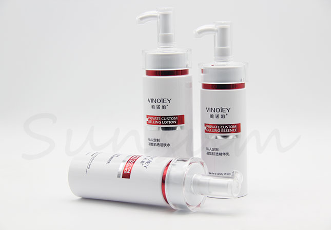 Cosmetic Lotion Skin Care Hot Stamping Plastic Bottle