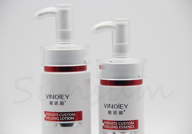Cosmetic Lotion Skin Care Hot Stamping Plastic Bottle