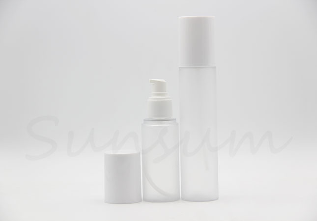 Frosted Cosmetic Lotion Pump Spray Transparent Lotion Packaging Bottle
