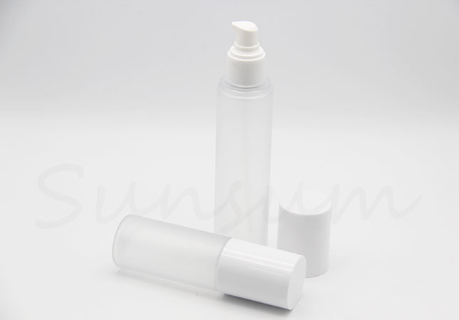 Frosted Cosmetic Lotion Pump Spray Transparent Lotion Packaging Bottle