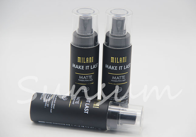 Black Frosted Guangzhou Manufacturer Lotion Pump Spray Bottle