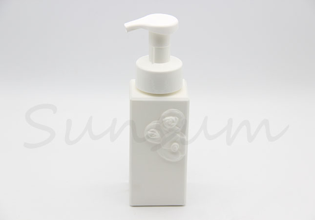 Different Shape Flower Cosmetic Foam Soap Cleanser Bottle