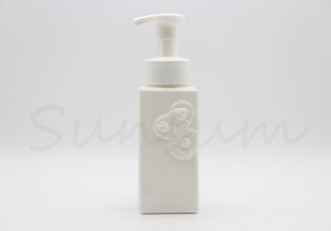 Different Shape Flower Cosmetic Foam Soap Cleanser Bottle