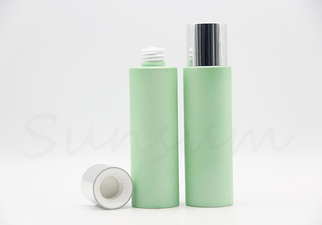 Green Color Cosmetic PET Plastic Toner Water Bottle