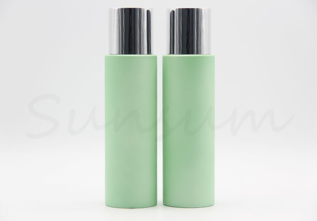 Green Color Cosmetic PET Plastic Toner Water Bottle