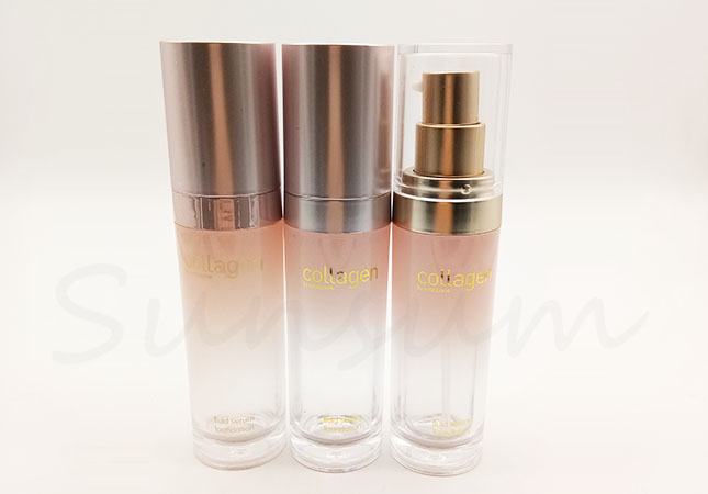 Double Wall Cosmetic Lotion Pump Spray Luxury Packaging Bottle