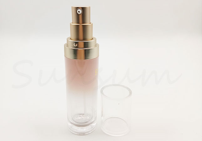 Double Wall Cosmetic Lotion Pump Spray Luxury Packaging Bottle