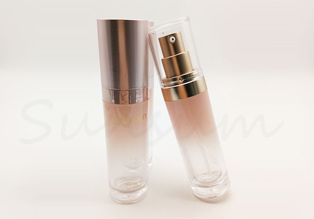 Double Wall Cosmetic Lotion Pump Spray Luxury Packaging Bottle
