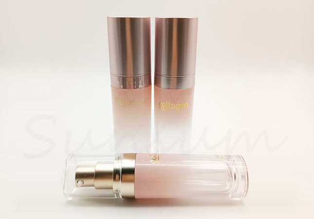 Double Wall Cosmetic Lotion Pump Spray Luxury Packaging Bottle