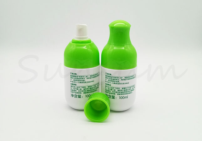 Set Cosmetic HDPE Plastic Baby Care Shampoo Bottle