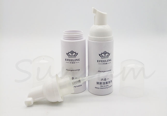 50ml 60ml Cosmetic PET Customized Color Soap Foam Pump Bottle