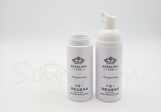 50ml 60ml Cosmetic PET Customized Color Soap Foam Pump Bottle