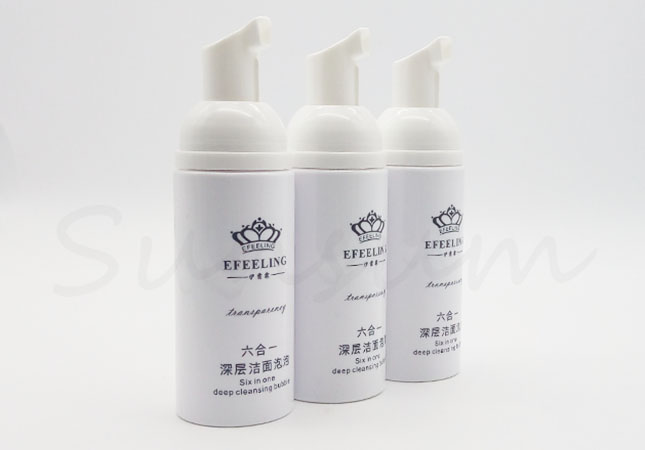 50ml 60ml Cosmetic PET Customized Color Soap Foam Pump Bottle