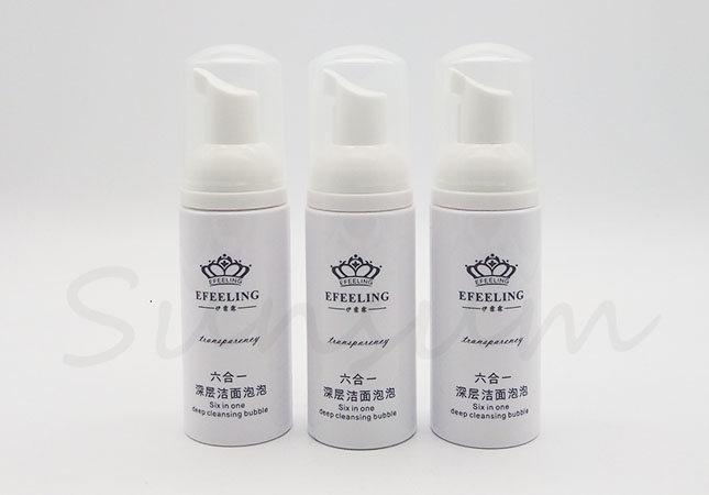 50ml 60ml Cosmetic PET Customized Color Soap Foam Pump Bottle