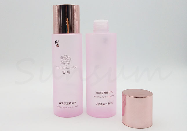 Pink Matte Color Cosmetic PET Plastic Toner Water Bottle